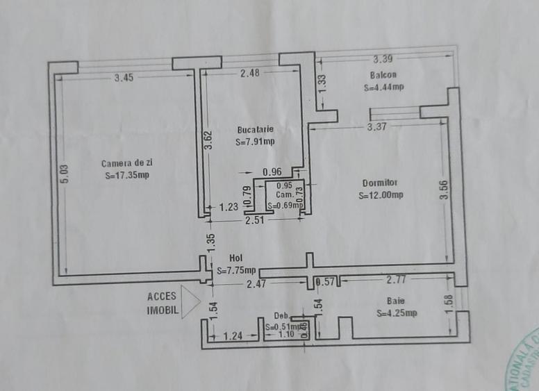 Apartament renovat zona Boema, 2 camere decomandate. - 8