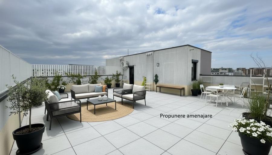 Penthouse cu terasa rooftop de 82 mp | Spatiu care se simte! - 1