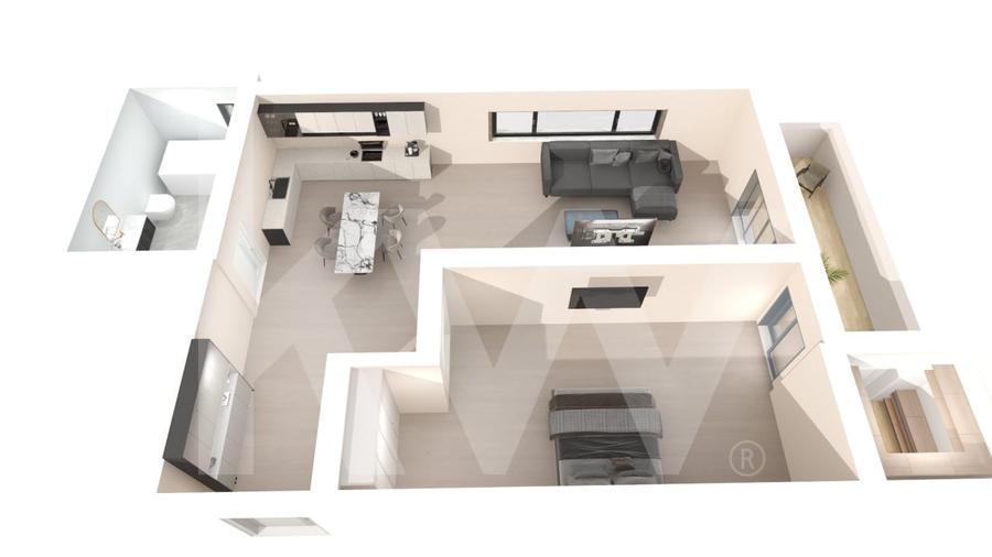 Apartament de vanzare in Sibiu - 2 camere - bloc nou, cu lift - 3