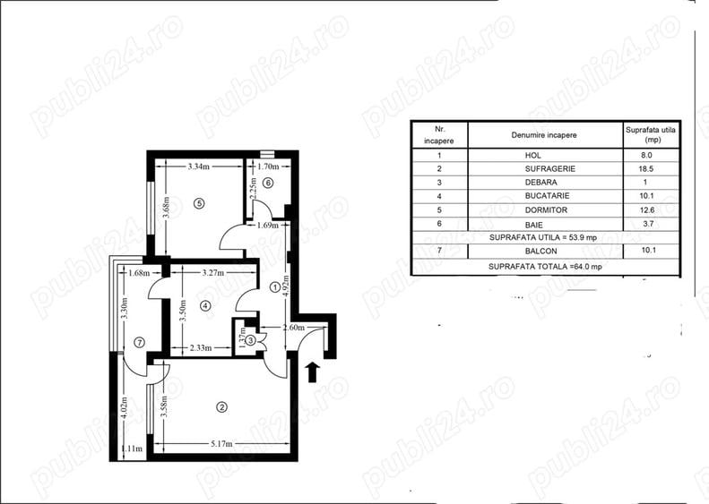 Apartament doua camere de vanzare ultracentral - 9