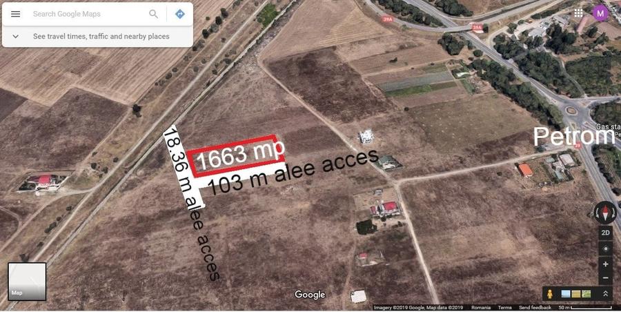 Teren 1663 mp intravilan, zona Peco Eforie Nord - 1