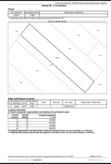 Teren 1500 mp in Reghin spre Breaza, vis a vis de OMV. - 1