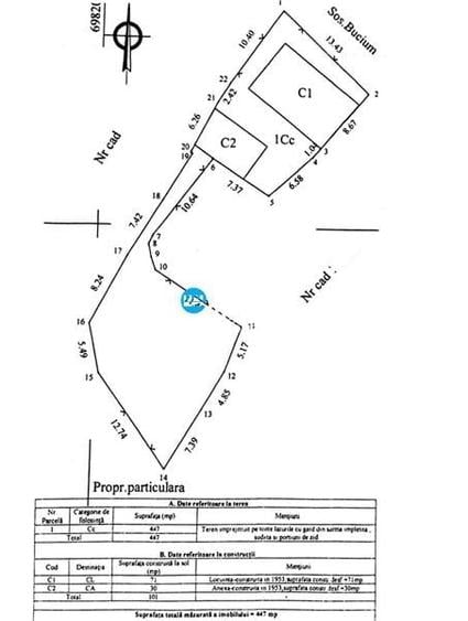 Teren de vanzare Bucium, pretabil investitie sau activitate comerciala - 1