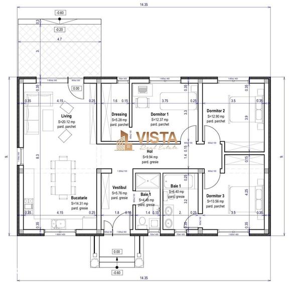 Casa individuala intabulata, incalzire in pardoseala, Izvor, Brasov - 13