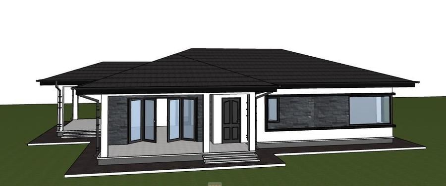 Valea Lupului CASA PARTER 4cam sc=115mp TEREN 380mp toate utilitatile - 1