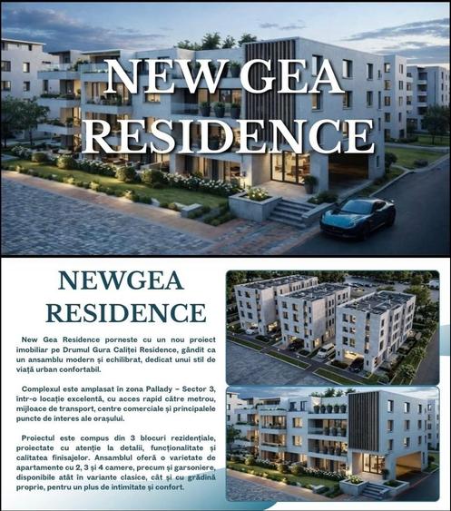 AP. 4CAM+3BAI IN BLOC P+3 / NOUL PROIECT PREMIUM NEW GEA.PALLADY! - 2