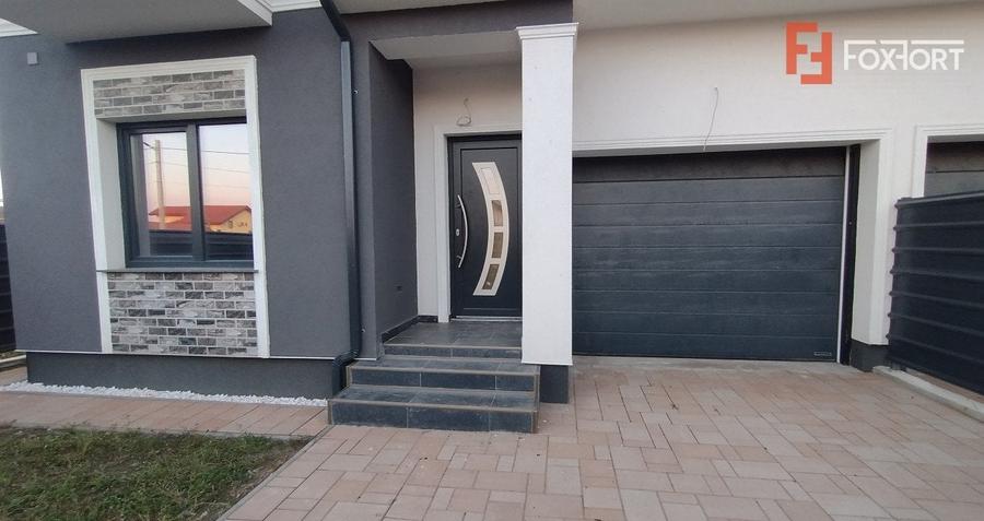 Duplex 5 camere, Becicherecu Mic - Garaj, terasa, Interior la Rosu - 2