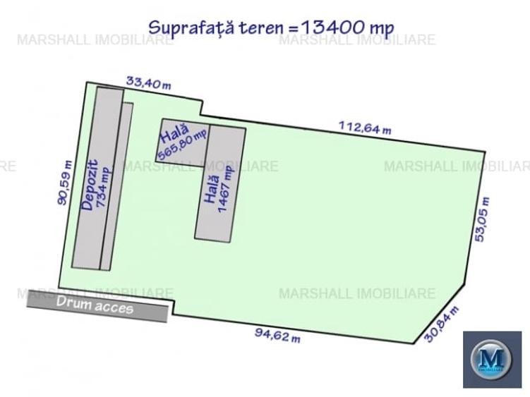 Spatiu industrial de vanzare in Filipestii de Padure, 2663.50 mp #15081 - 12