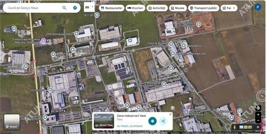 Teren intravilat de 9000 mp cu PUZ situat in zona Industriala Vest - 1