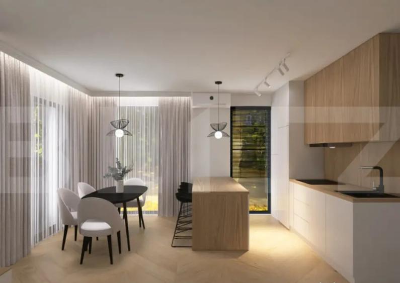 Apartament cu 2 camere, in suprafat utila de 47,34 mp, zona - 5