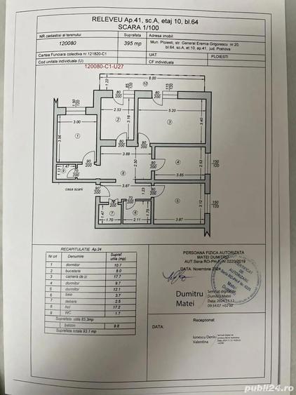 vand apartament 4 cam - 5