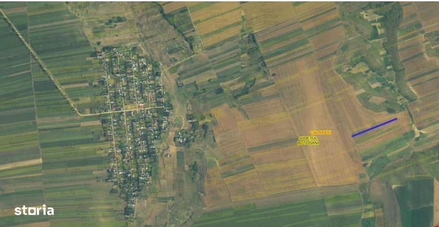 Teren extravilan cota parte 1/4, Calarasi, Botosani, ID: R2924968 - 3