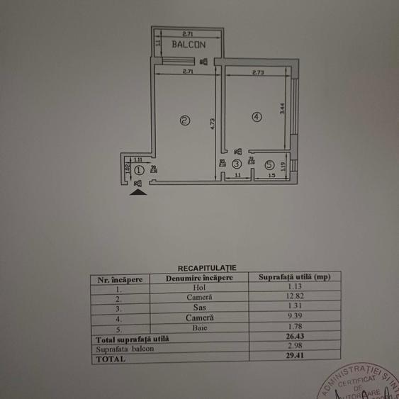 Apartament 1 camera tatarasi - 1