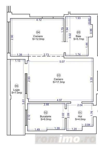 Apartament, 2 camere, 45 mp, zona Piata Victoriei - 1