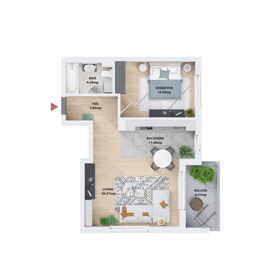 Apartament 2 camere deosebit bloc nou Prelungirea Ghencea,acces piscina - 3