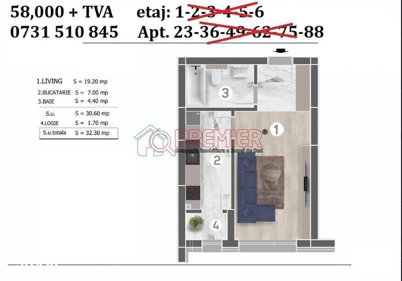REDUCERE 2.000 | Garsoniera - Pana la 31.05.2026 - 1