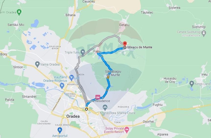 Teren Construcții intravilan de 2341 mp, în Uileacu de Munte
