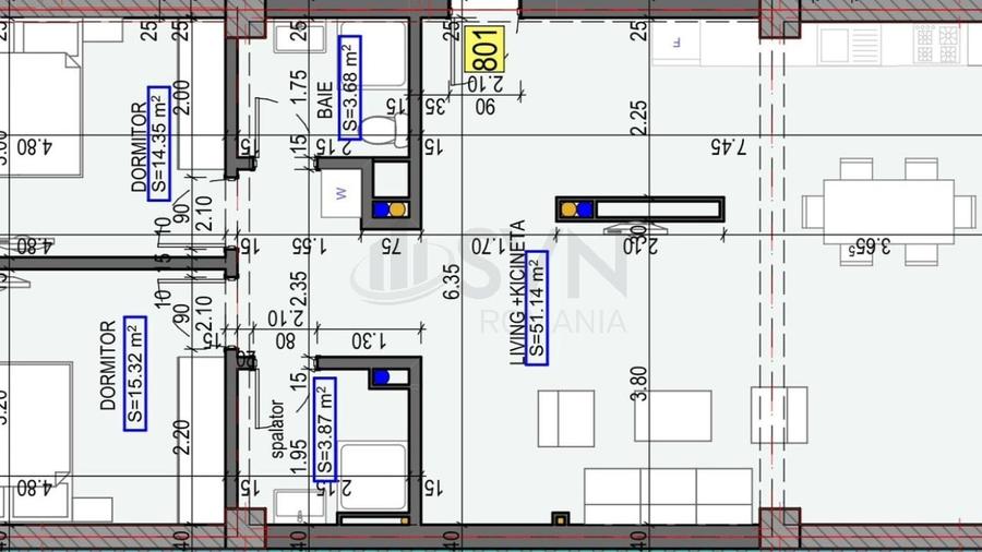 REA1017360 Apartament 3 camereI Tip Penthouse I la Malul Marii - 10