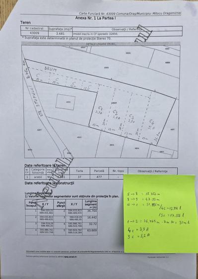 Teren 27 ari parcelabil Mitocul Dragomirnei ideal pentru case - 2