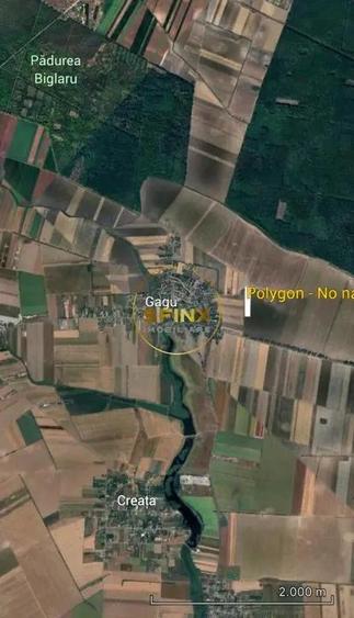 Teren extravilan de vanzare Moara Vlasiei, Gagu, Ilfov 7.151 mp - 2