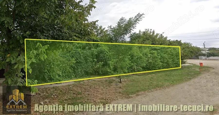 Teren intravilan de 711 mp in Tecuci, in zona 8 col?uri, deschidere 32mp - 2