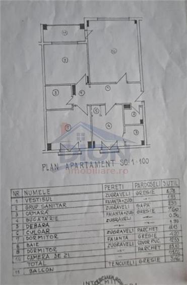 Apartament 3 camere, decomandat, Piata Sfanta Vineri - 16