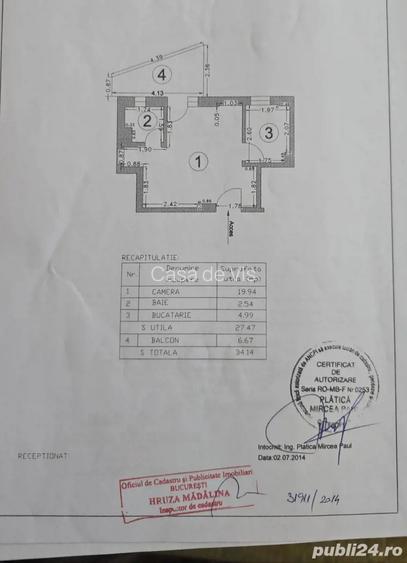 Garsoniera de vanzare