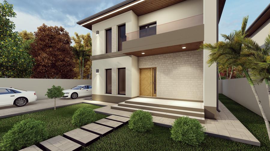 Vila Premium P+1+M - Curte amenajata + 2 locuri de parcare - 3