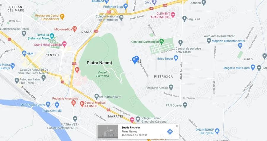 Teren de 692 mp, în Central