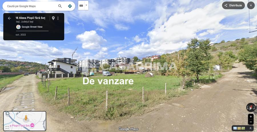 Teren Bucium – 100 m de Plopii Fără Soț / Ideal case sau blocuri 1230 mp! - 4