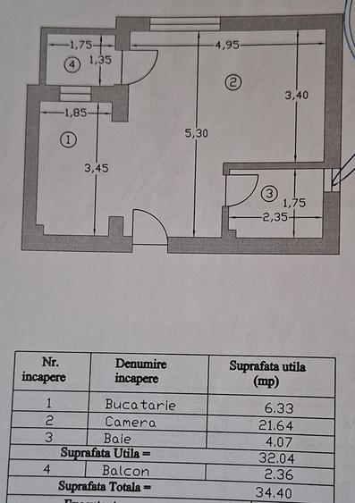 garsoniera Gavana 3 , mobilată/utilata , finisaje moderne ! - 9