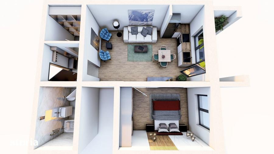 Studio 49 mp, FINALIZAT, 83 000 euro parcare inclusa, DEZVOLTATOR. - 14