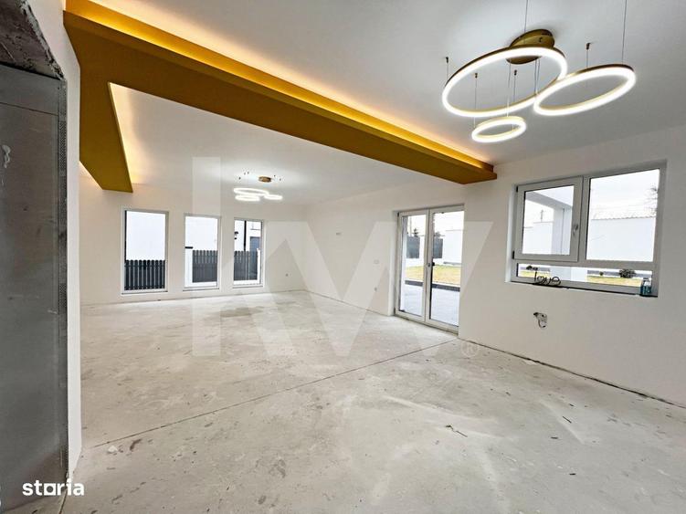 Casa individuala moderna P+E, 164 mp utili, teren 500 mp, Daia-10 min - 2