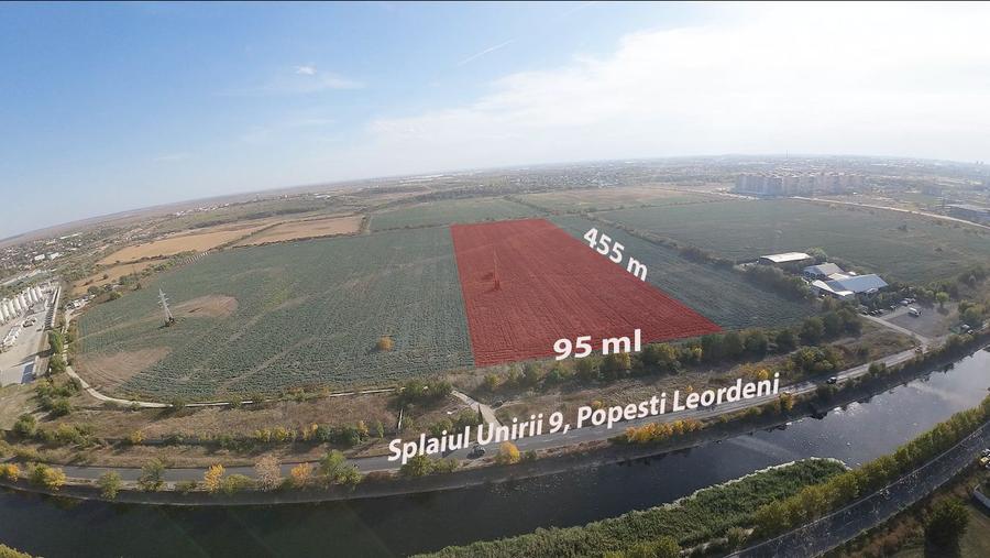 Teren Construcții intravilan de 43480 mp, în Splaiul Unirii