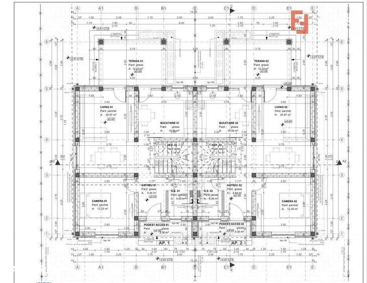 Casă cu 4 camere cu Teren 365 Mp în Central