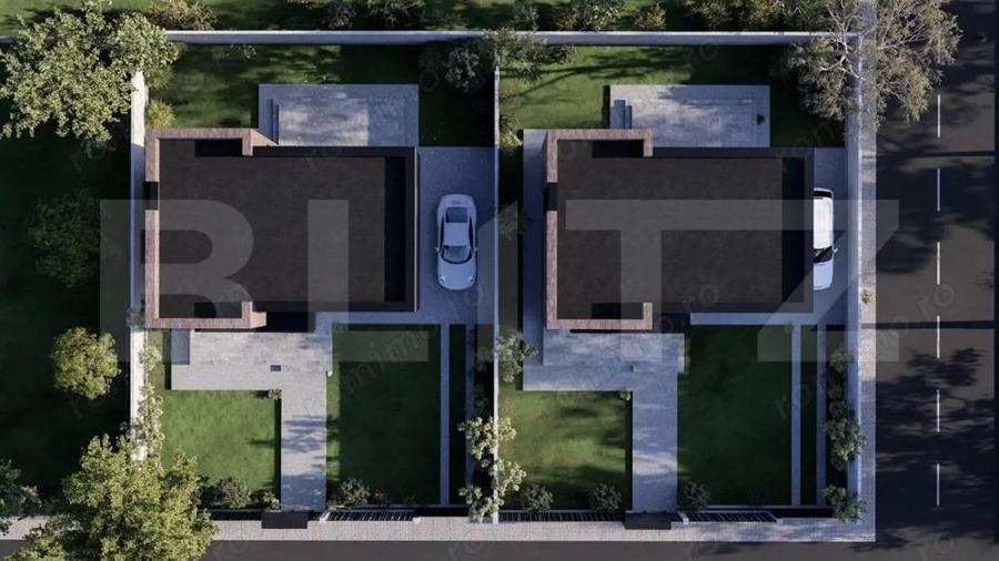 Casa moderna , 114,95 mp utili , finisaje premium, 324 mp teren Burdujeni - 1