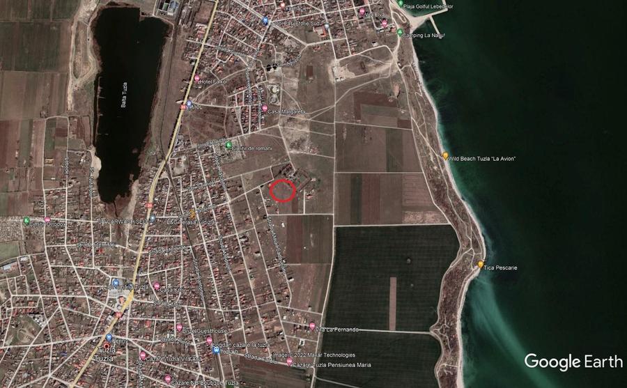 Teren de vanzare in Tuzla zona castelul de apa - 1