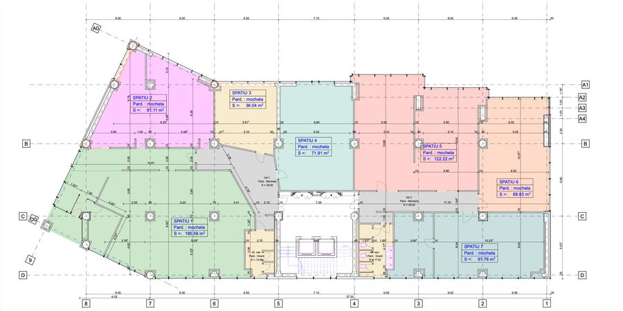 Spatiu office, 2 camere, 92mp, Tatarasi Tudor Center - 9