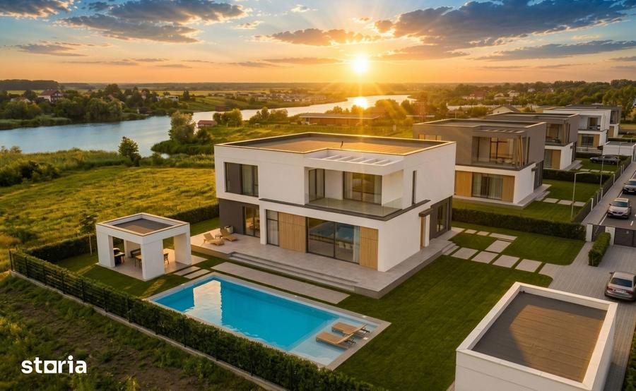 Casă cu 5 camere cu Teren 1200 Mp în Snagov