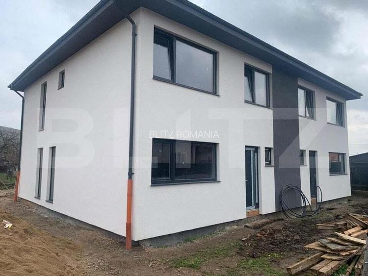 Duplex cu 4 camere, incalzire in pardoseala, panouri fotovoltaice, Gilau