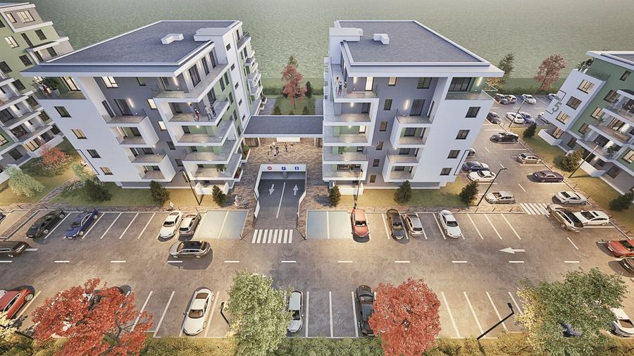 Apartament 2 camere, cartier privat cu zone verzi si parc propriu - 15