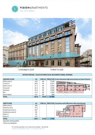 Inchiriere spatiu comercial de lux pt birouri/showroom Calea Victoriei 38-40 - 4