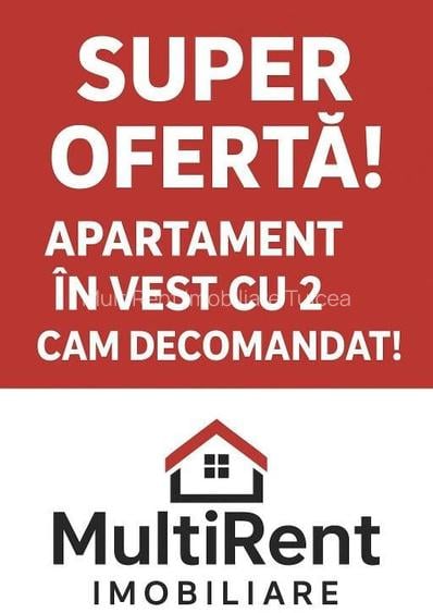 Apartament 2 camere Vest-decomandat-cu boxa cu acte!