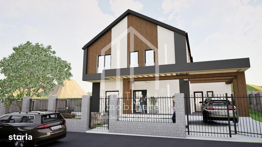 Casa individuala cu 4 camere, 130mp utili+terasa (19mp), teren 360mp - 1