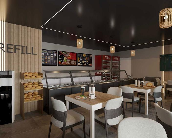 Spatiu comercial - Super Copou - 140mp utili + 30mp terasa acoperita - 1