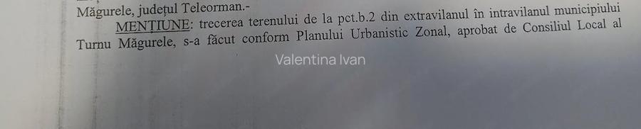 Teren de 2300 mp, în Central