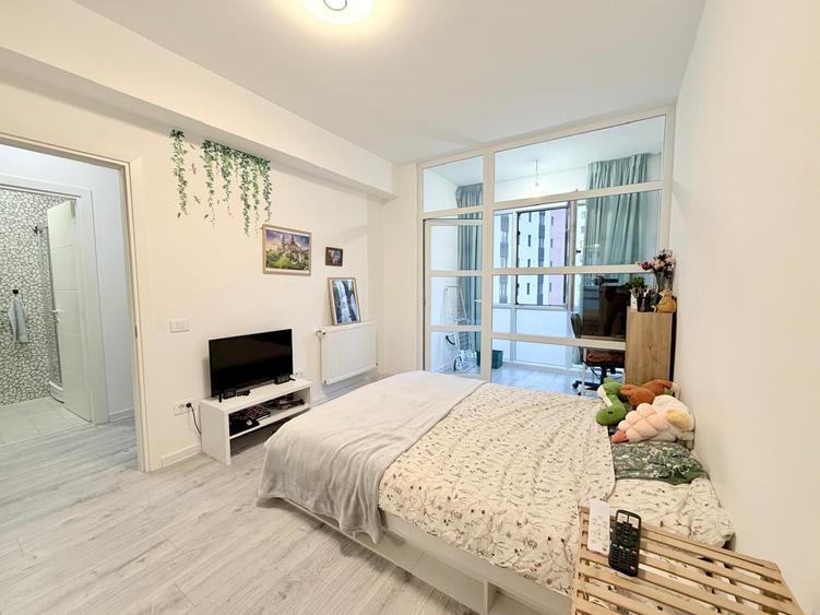 Apartament cu 1 cameră decomandat, mobilat și utilat, etaj 2, bloc nou - 3