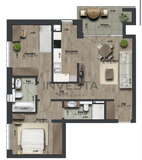 Apartment 3 camere in  The Nest! Zona exclusivista Scortarilor! - 19