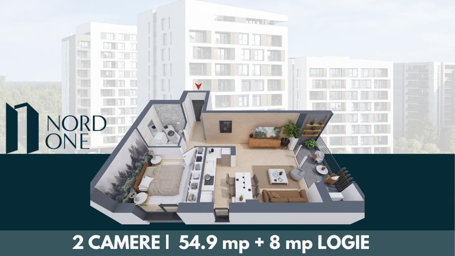 Apartament cu 2 camere decomandat în Torontalului — fotografia 1