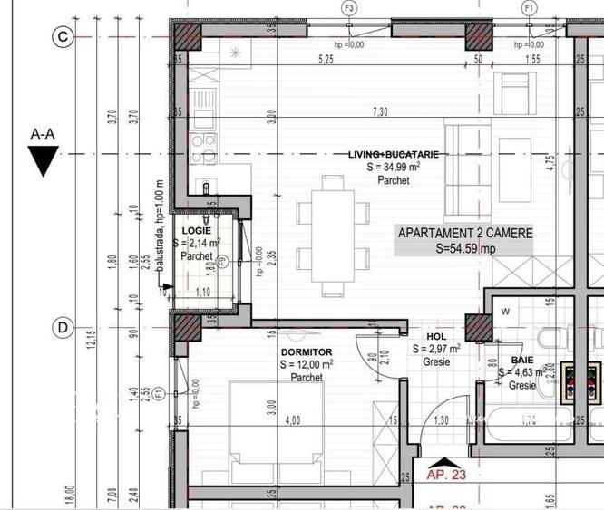 Apartament nou, 2 camere, Calea Torontalului-Comision  0% - 13